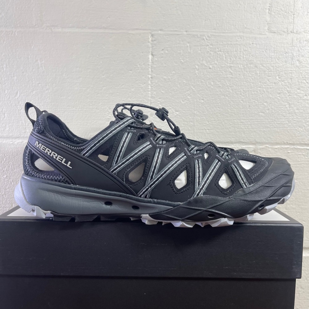 Merrell Choprock Sieve J50325 Black Hiking Sandals Vibram Sole Men's 15 US